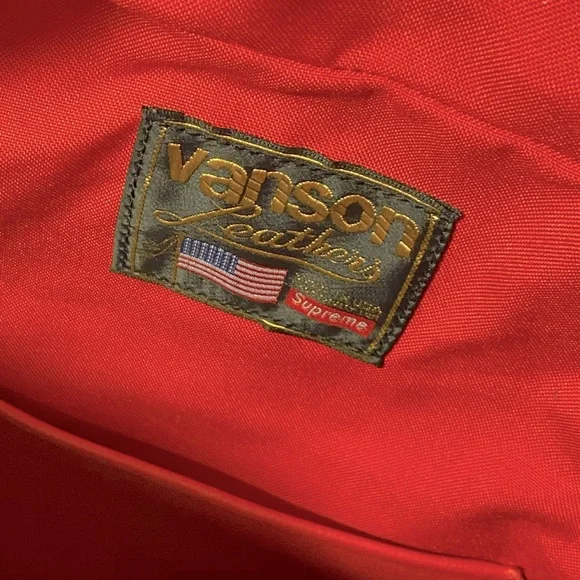 SUPREME x VANSON LEATHER–SPIDER WEB BAG - DISCONTINUED - Picture 7 of 12